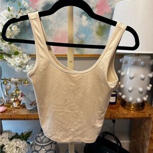Vuori Cream Women's Tank